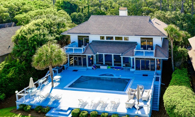 Palmetto Dunes House | 11 Dinghy Oceanfront W/Pool/Spa & Elevator- Major discounts June, July& August
