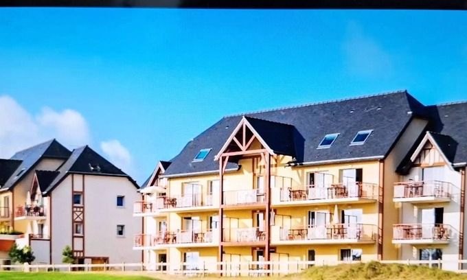 Sables-d'Or-les-Pins Apartment | 114 - Apart Duplex 6p mit Kollektivpool