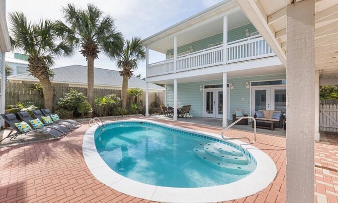 Miramar Beach House | 115 Alamo · 5 Bedroom Retreat With Private Pool Beach Access