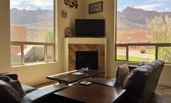 Moab South Valley House | 11A5 Steps Away from Pool with Amazing Moab Views