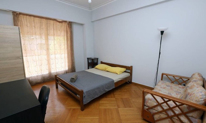 Athens City Centre Resort | 120 m² Private room ∙ 1 bedroom ∙ 1 guest