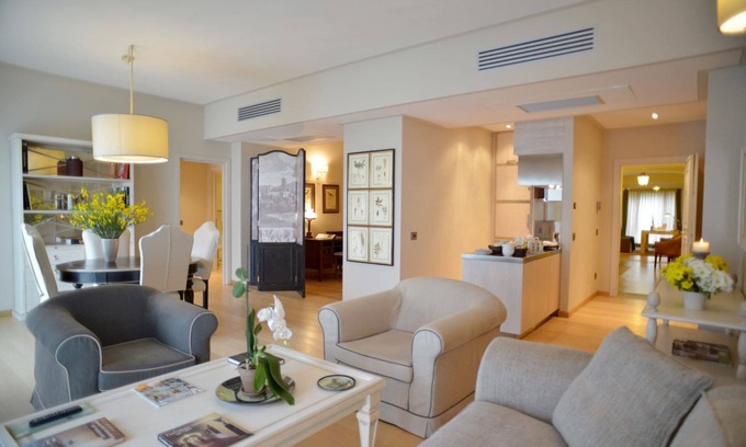 San Casciano dei Bagni Apartment | 1200 square feet, 1 bedrooms, 1 bathrooms, kitchen and living, terrace of view