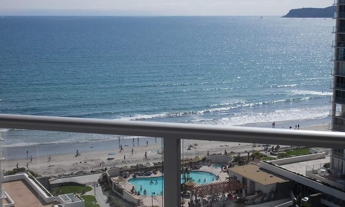 Coronado Condo | 12th FL OCEAN VIEW! LARGEST 1BR1BA & LARGEST BALCONY AT SHORES! UPSCALE, LUXURY!