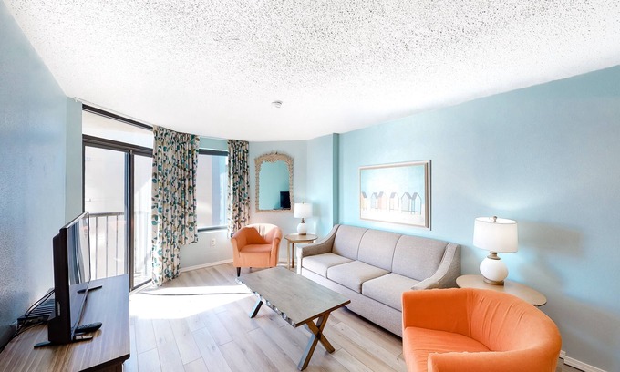 Myrtle Beach Condo | 12th floor oceanfront condo with shared pool, ocean views, and high-speed WiFi