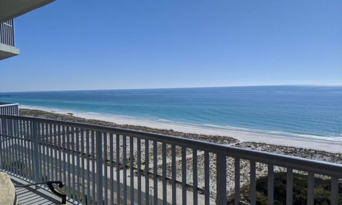 Pensacola Beach Condo | 12th Floor views of the Gulf, Resort Pool & Hot Tub, Large Balcony - ED1230