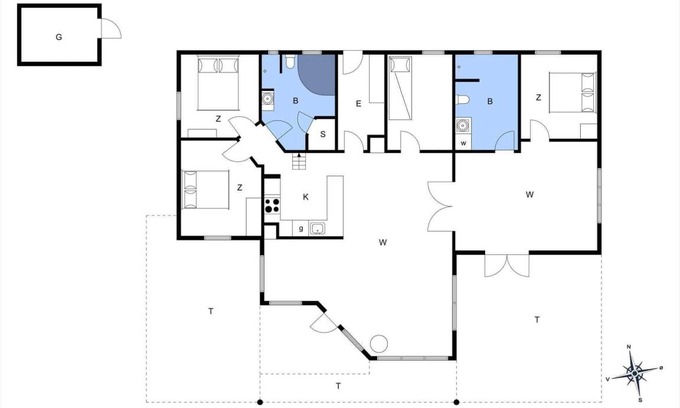 Odde House | 135 m² House ∙ 4 bedrooms ∙ 10 guests