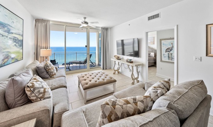 Panama City Beach Condo | 1403 Aqua 2 Gulf Front King Bedrooms. 4BR, Beach Chairs Included!