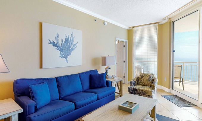 Ono Island Condo | 14th Floor Charming, Open Condo, Views, Beach Chairs Included