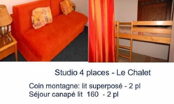 Eaux-Bonnes Apartment | 150m from ski slopes, 2nd floor, view resort, fitness, swimming pool, sauna, tv, ski locker, 25m²