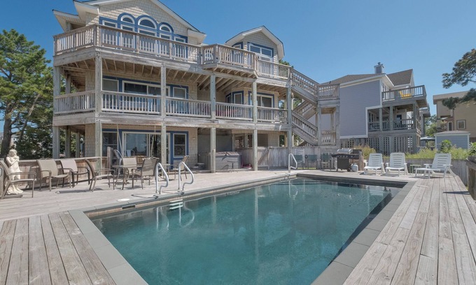 Monteray Shores House | 1559 - Sound Retreat 6-bed 4.5-bath soundfront home in Corolla NC, pet friendly, private pool