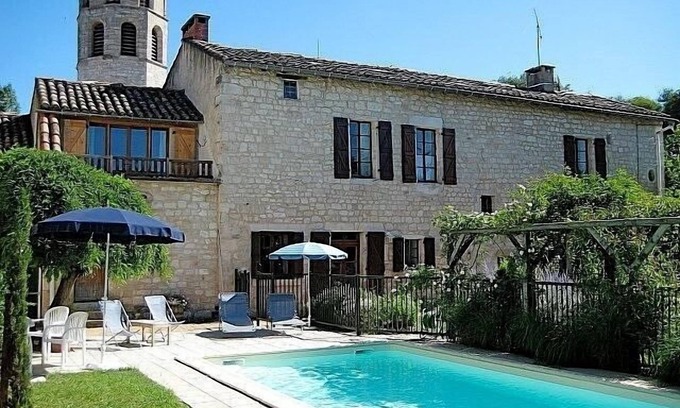 Vieux House | 15th Century Former Presbytery With Private Pool In A Charming Village