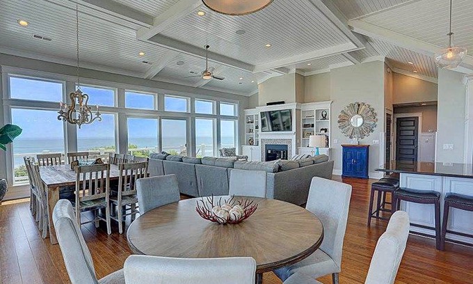 Ocean Sands House | 1617 Point Break Ocean Front Heated Saltwater Private Pool Game Room w/Pool
