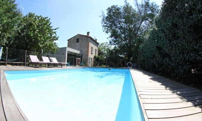 Amelie-les-Bains-Palalda House | 170 m² holiday villa for 8 people with pool, close to the sea/mountain, Céret