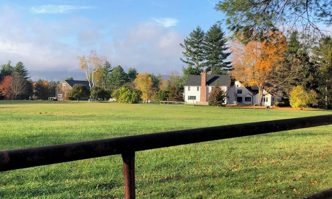North Canaan House | 1700s Farmhouse with Modern Amenities and Comfort. Pool, Hot Tub, Views.
