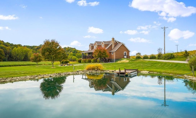 Logan House | 18 Person Retreat Swimming Pond Hot Tub and More