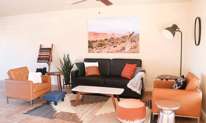 Moab South Valley House | 18A4 Moab Adventure! Pool with Red Rock Views