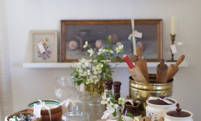 Winston - Salem Cottage | 1930’s Guest Cottage and Vintage Shop with 1/2 Bath and Full Bed