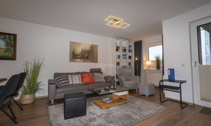Innenhafen Apartment | 198 Fewo Südstrandoase - 198 Fewo Südstrandoase mit Meerblick und Strandzugang