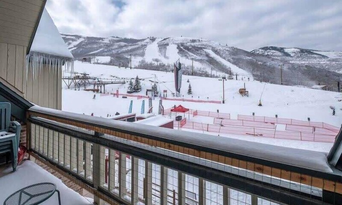 North Park City Condo | 1BDR Ski-In/Out Condo; Stunning Mountain Location!