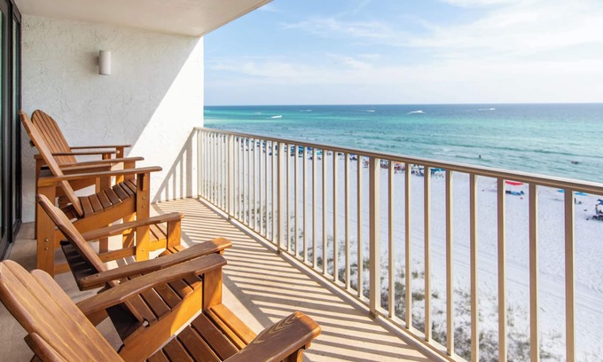 Panama City Beach Condo | 1BR 2 BA BEACH FRONT 5th Floor at the Edgewater! *BEACH CHAIRS INCLUDED*