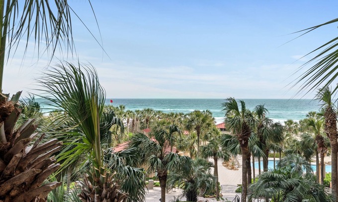 Sandestin Condo | 1BR w/Beach Views! Spacious Balcony, Tropical Pool, Tiki Bar, Hot Tub, Tram.