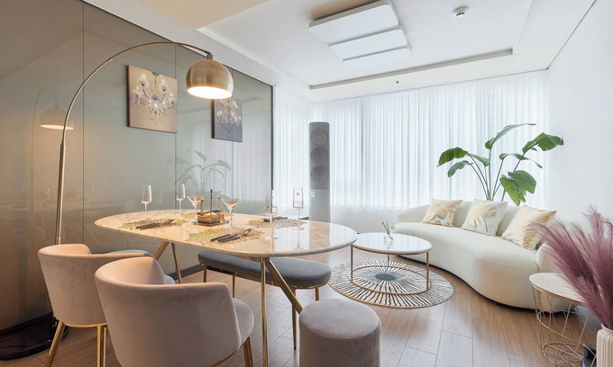 COEX Apartment | [1min Coex/3Room 2Bath] Gold Marble Suites Gangnam