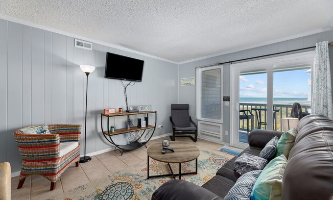 North Myrtle Beach Condo | 2/2 Ocean View in Cherry Grove w/ Pool