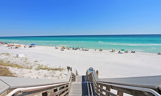 Santa Rosa Beach House | 2,515 Sq Ft! Walk to 2 Pools and Jacuzzi! 6 Bikes! Nature Trail to Beach Nearby!