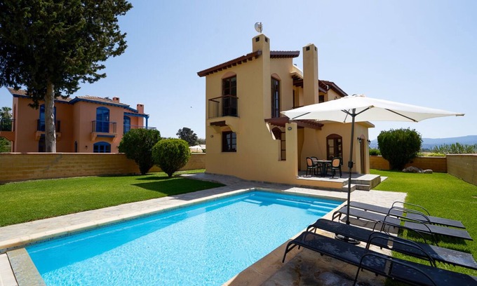 Polis Villa | 2 bdr Villa With Private Pool, on the Beach