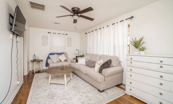 Wichita House | 2 Bed 1 Bath Home w/2 Car Garage & Fenced Yard