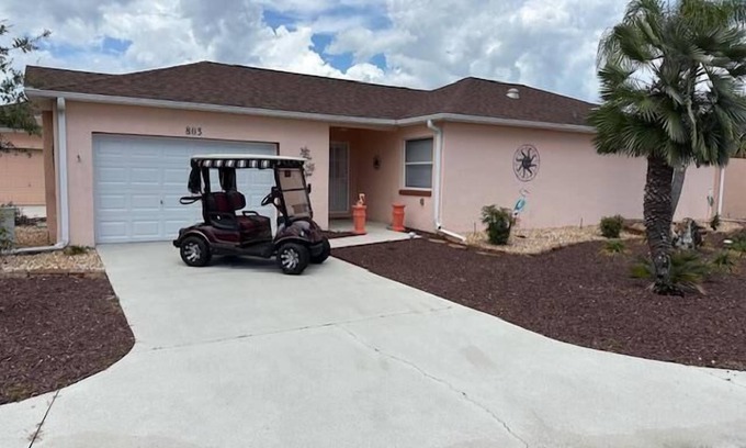 El Cortez House | 2 bed/2bath Courtyard Villa Spanish Springs w/cart