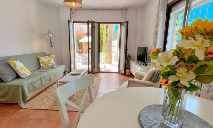 Frigiliana Apartment | 2 bed ground floor garden apartment in the beautiful village of Frigiliana
