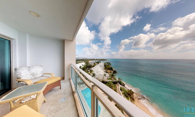 Maho Condo | 2 Bedroom 2.5 Bath Luxury Condo in Cupecoy. Steps to the Beach!