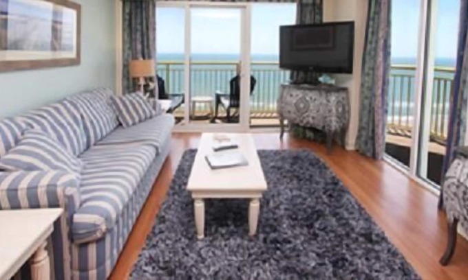 Crescent Beach Condo | 2 Bedroom/2 Bath Ocean Front Condo At Bay Watch