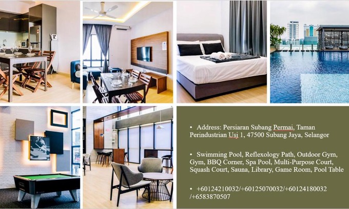 Subang Jaya Apartment | 2 Bedroom 2 BATHROOM NEAR SUMWAY PYRAMID