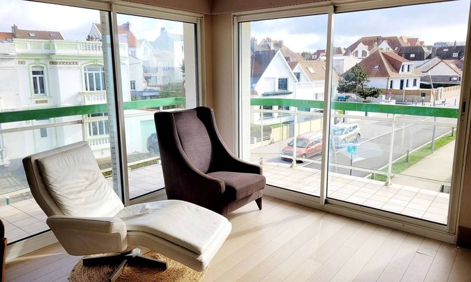 Wimereux Apartment | 2-bedroom apartment with balcony, 100m from the beach