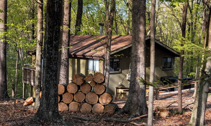 The Woods Cabin | 2-Bedroom cabin Hot tub Fireplace PS5