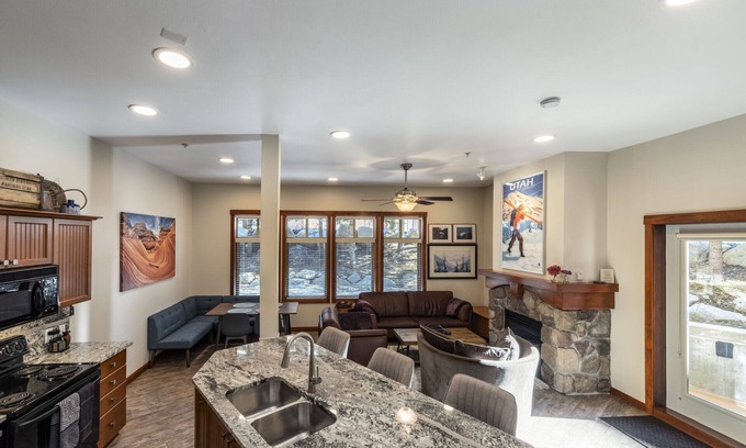 Salt Lake Mountain Resorts Condo | 2-bedroom condo steps from Solitude Resort Ski Lifts