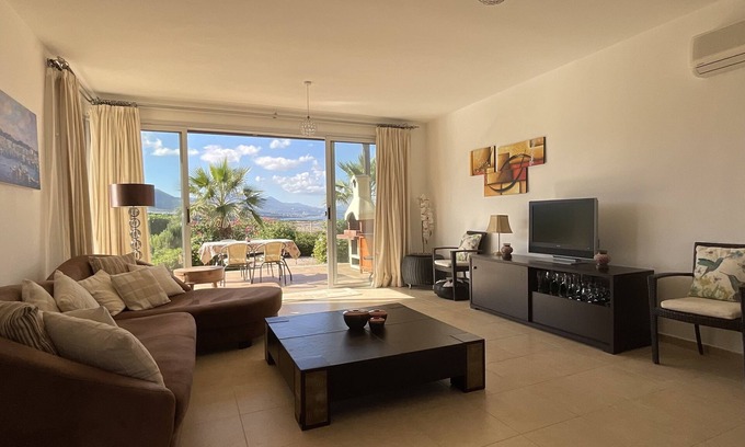 Bouvet Island Apartment | 2 bedroom ground floor apartment in Tatlisu, North Cyprus. communal pools onsite