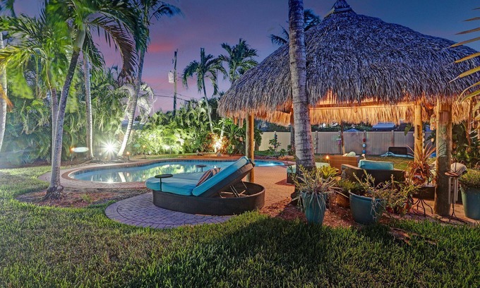 Garden Isles House | 2 bedroom home with private pool and tiki hut
