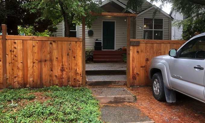 Bitter Lake House | 2 bedroom peaceful home with large backyard and modern amenities!