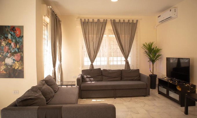 Amman Apartment | 2 Bedroom + Private Entrance & Parking With Yard