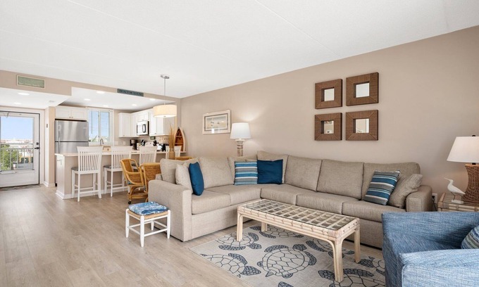 Midtown Ocean City Condo | 2 Br/2 Ba just remodeled at Wight Bay - 47th St, easy walking to beach and Seacrets!Has pool.
