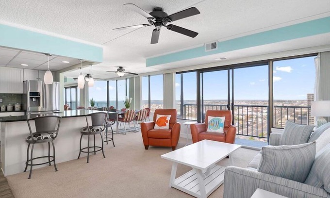 North Ocean City Condo | 2 BR 2 BA Ocean Front Building with a Large Pool - Ready for Summer Fun!