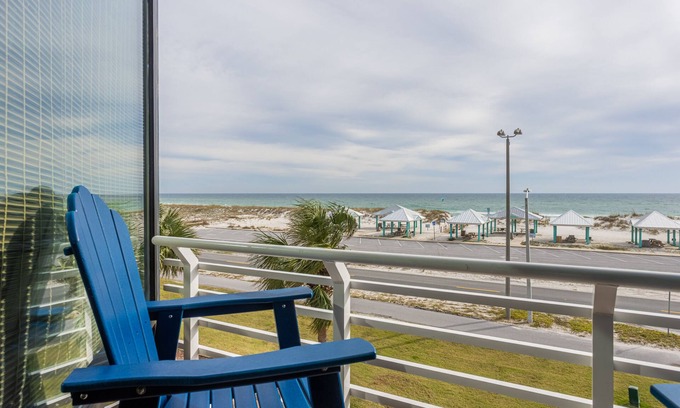 Pensacola Beach Condo | 2 Full Gulf-front balconies, Easy Beach & Sound Access! - PBC254