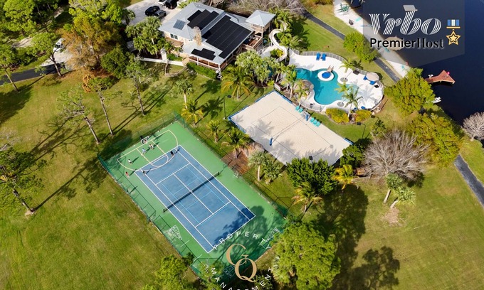Jensen Beach House | 2 Home Sport Complex W/Private Lake & Theater!