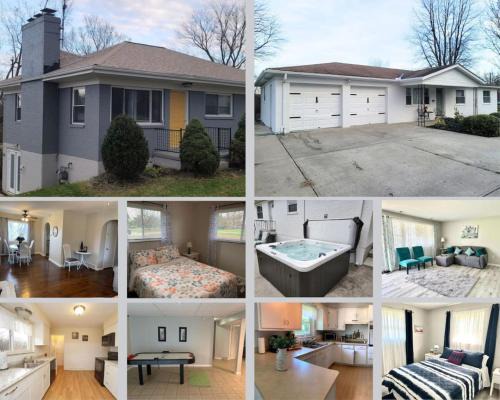 Otterbien Home House | 2 Homes for large group Hot Tub