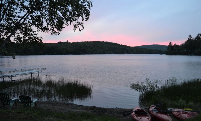 Lucerne-in-Maine Cottage | 2 Lakefront Camps on Beautiful Phillips Lake in Lucerne Village