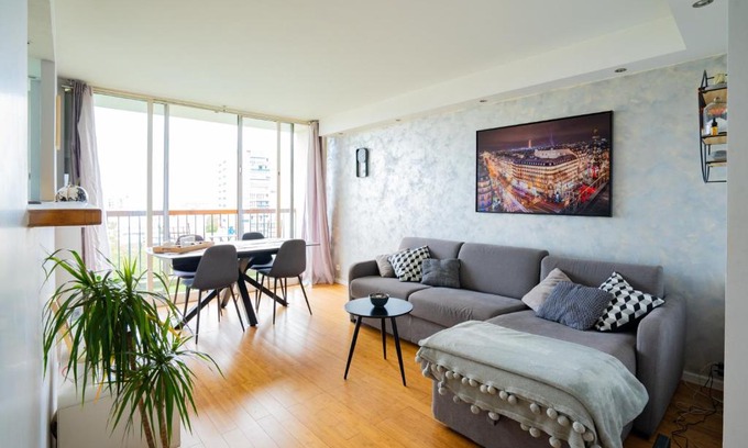 Villejuif Apartment | 2-pièces ensoleillé, 5 min du metro