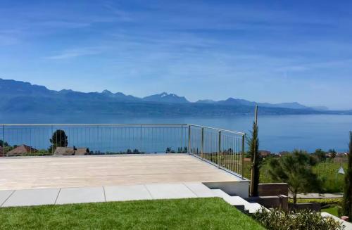 Lutry Apartment | 2 pièces vue Lac Lutry, Lausanne avec grande Terrasse